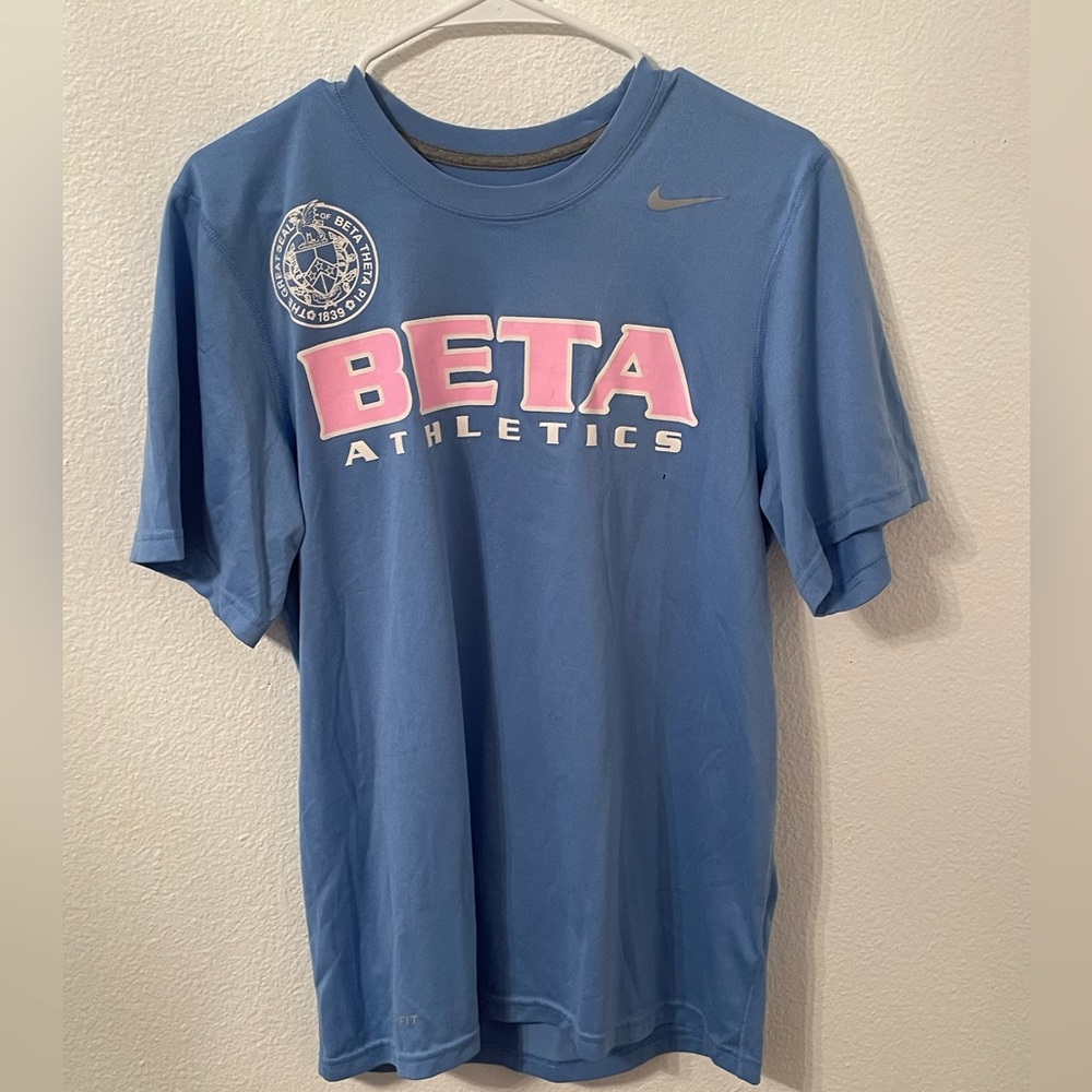 This is a beta athletics, Nike dry fit T-shirt